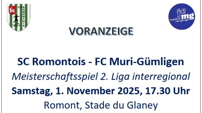 2025-11-1-Voranzeige-Romont-FCMG
